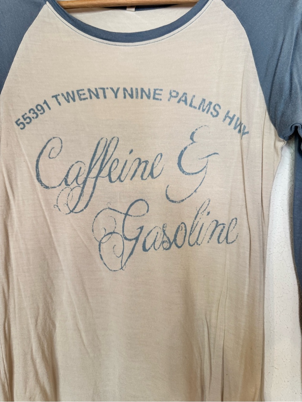 Spell Caffeine & Gasoline Raglan - Picture 4 of 9